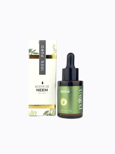 Aceite de Neem 100% Puro Paliwa Neem - textura y envase del aceite natural