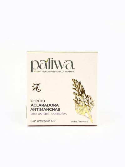 Bioradiant Complex Antimanchas con SPF Paliwa Neem - crema antimanchas natural con protección solar