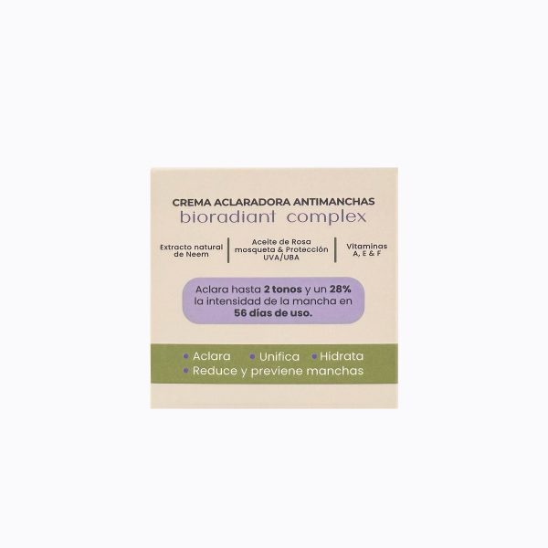 Bioradiant Complex Antimanchas con SPF Paliwa Neem - información y modo de uso