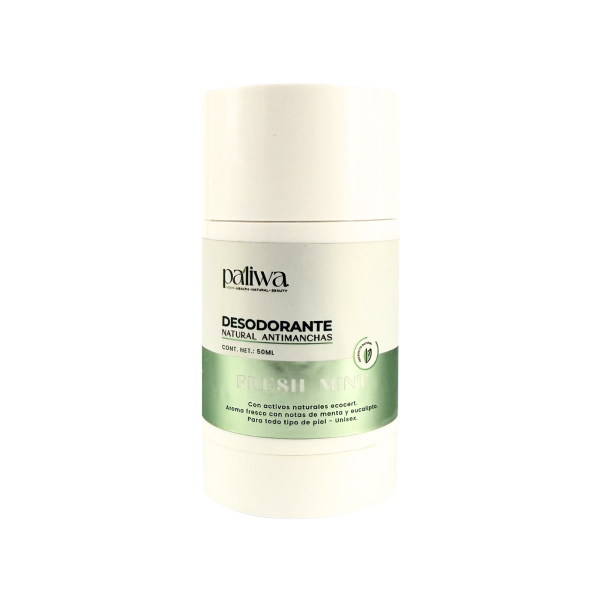 Desodorante Natural Fresh Mint Paliwa Neem - detalle del producto, dermocosmética natural