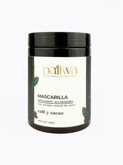 Mascarilla Exfoliante Café & Cacao Paliwa Neem - exfoliante natural con neem, café y cacao 300ml