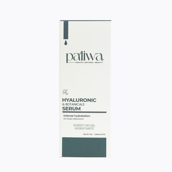 Sérum Hyaluronic & Botanicals Paliwa Neem - dermocosmética natural con ácido hialurónico y neem