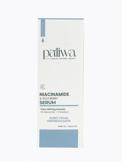 Sérum Niacinamide & Goji Berry Paliwa Neem - sérum facial natural con neem, niacinamida y goji berry