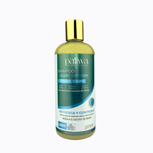 Shampoo Líquido Luxury Refresh Paliwa Neem - shampoo natural con neem