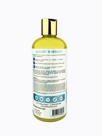 Shampoo Líquido Luxury Refresh Paliwa Neem - información y modo de uso