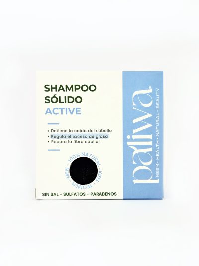 Shampoo Sólido Active Paliwa Neem - shampoo natural en barra con neem