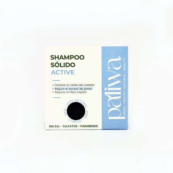 Shampoo Sólido Active Paliwa Neem - shampoo natural en barra con neem