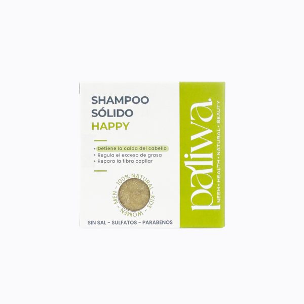Shampoo Sólido Happy Paliwa Neem - shampoo natural en barra con neem