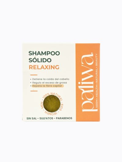 Shampoo Sólido Relaxing Paliwa Neem - shampoo natural en barra con neem