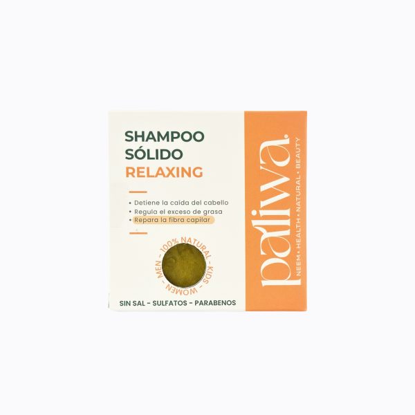 Shampoo Sólido Relaxing Paliwa Neem - shampoo natural en barra con neem