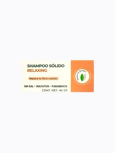 Shampoo Sólido Relaxing Paliwa Neem - vista lateral del producto